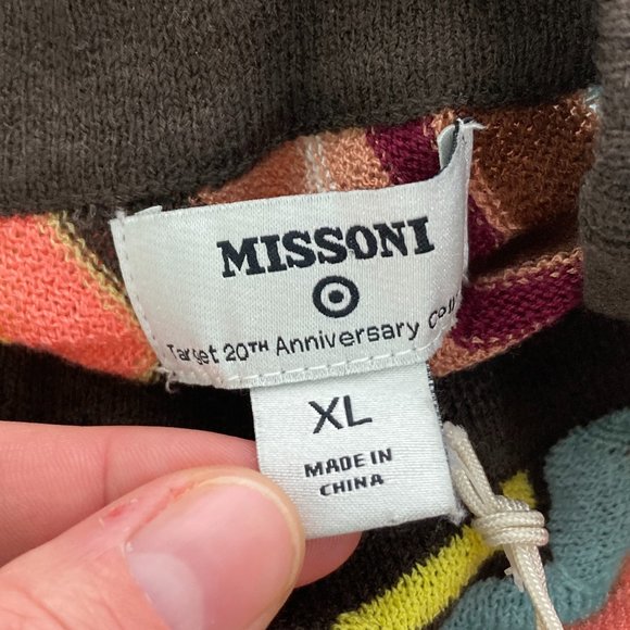 NWT Missoni for Target XL Multicolor Zigzag Knit Dress ‑ Designer Collab - Picture 6 of 8